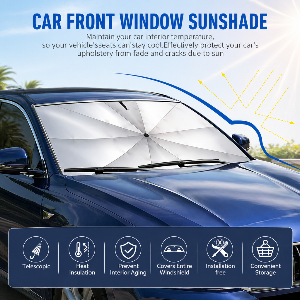 Car Windshield Sun Shade Umbrella