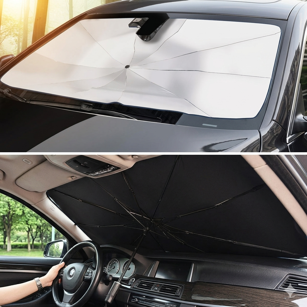 Car Windshield Sun Shade Umbrella